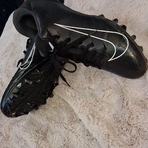 Nike Black and White Vapor Football Cleats